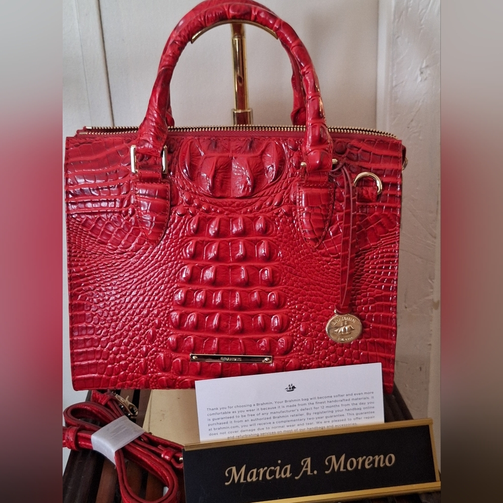 Brahmin Anywhere Convertible Carnation